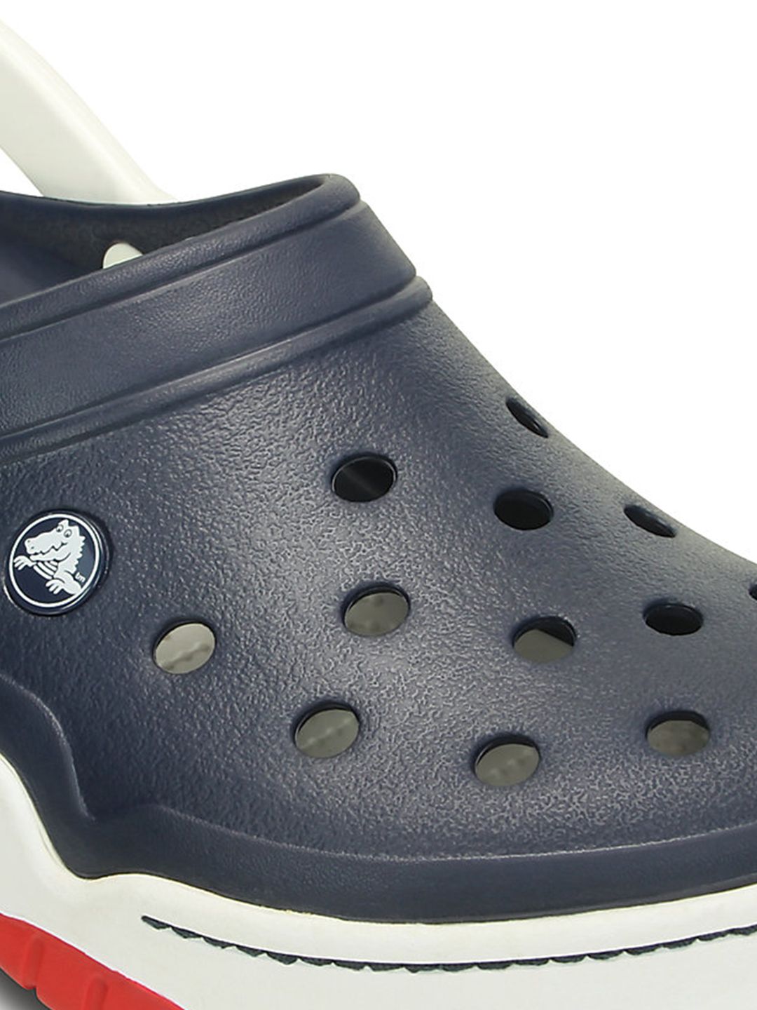 Buy Crocs Front Court Unisex Black White Clogs - Flip Flops for