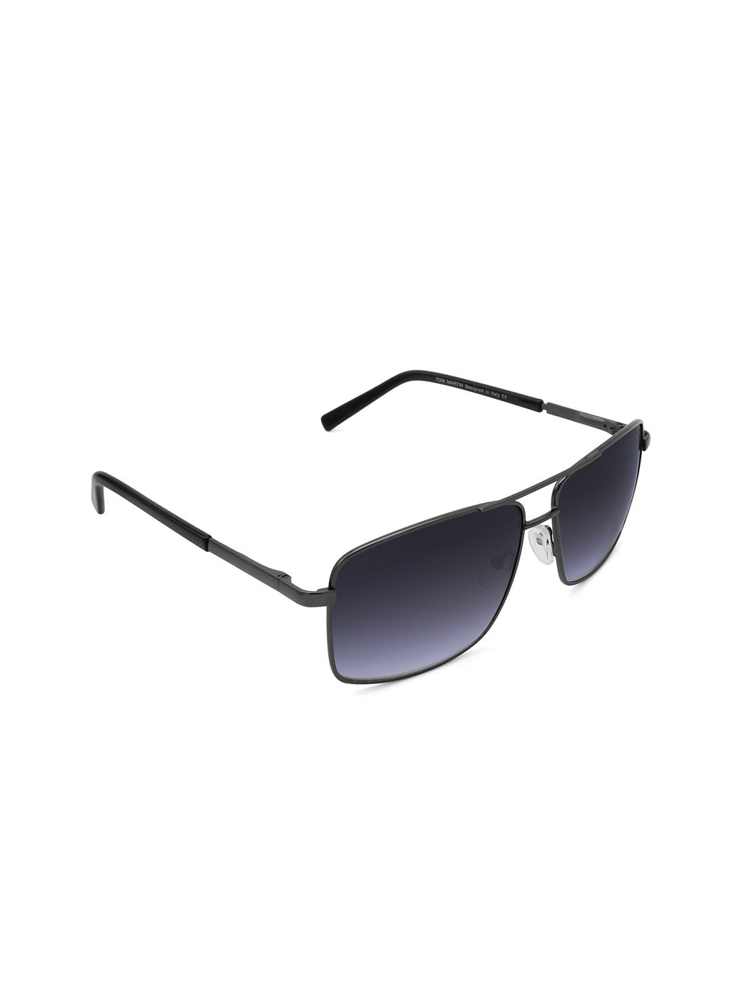 Tom Martin Unisex Black Lens Wayfarer Sunglasses with UV Protected Lens 1713SM Price in India