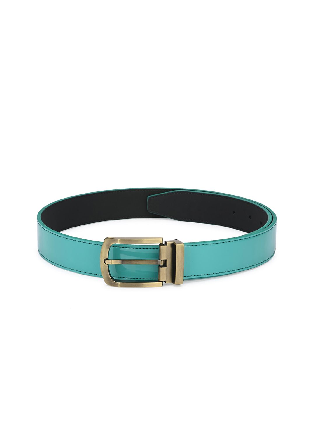 Calvadoss Women Blue & Gold-Toned Solid Belt Price in India