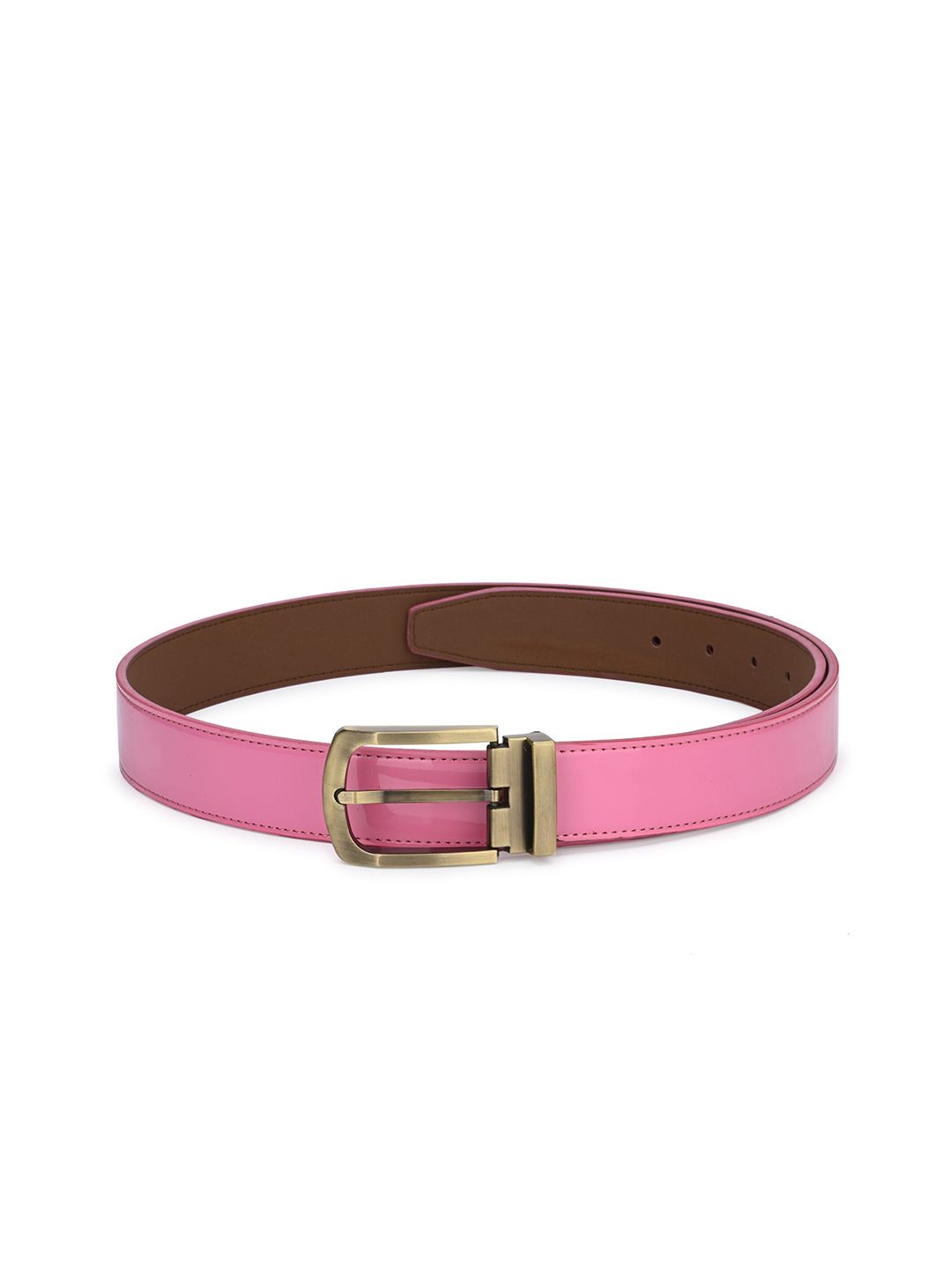 Calvadoss Women Pink & Gold-Toned Solid Belt Price in India