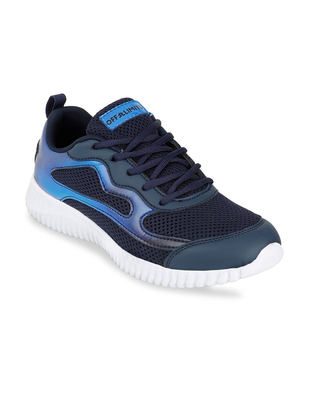 OFF LIMITS Women Navy Blue Mesh Running Shoes Price in India