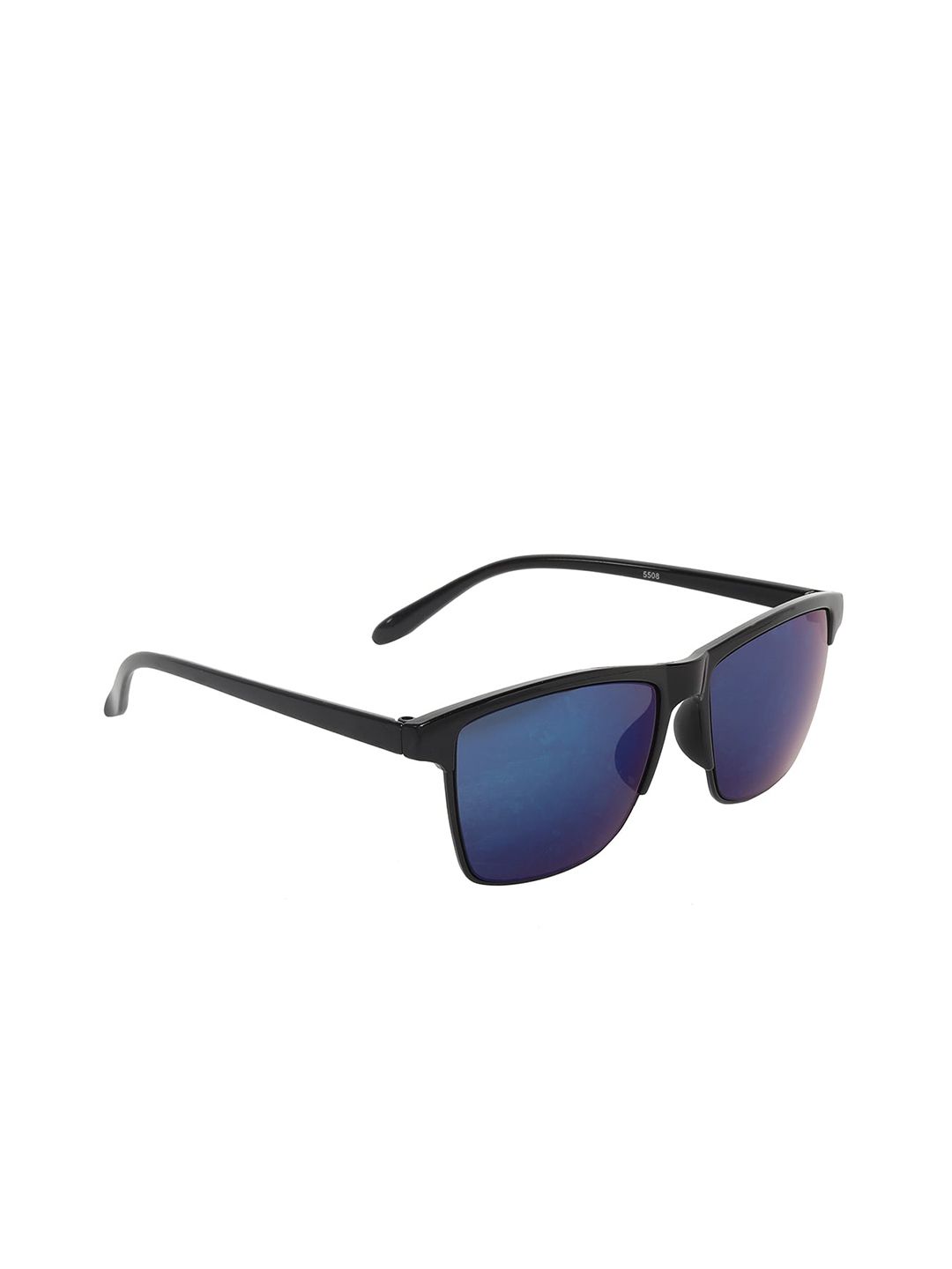 CRIBA Unisex Blue Lens & Black Wayfarer Sunglasses with UV Protected Lens 211_MERCURY_01 Price in India