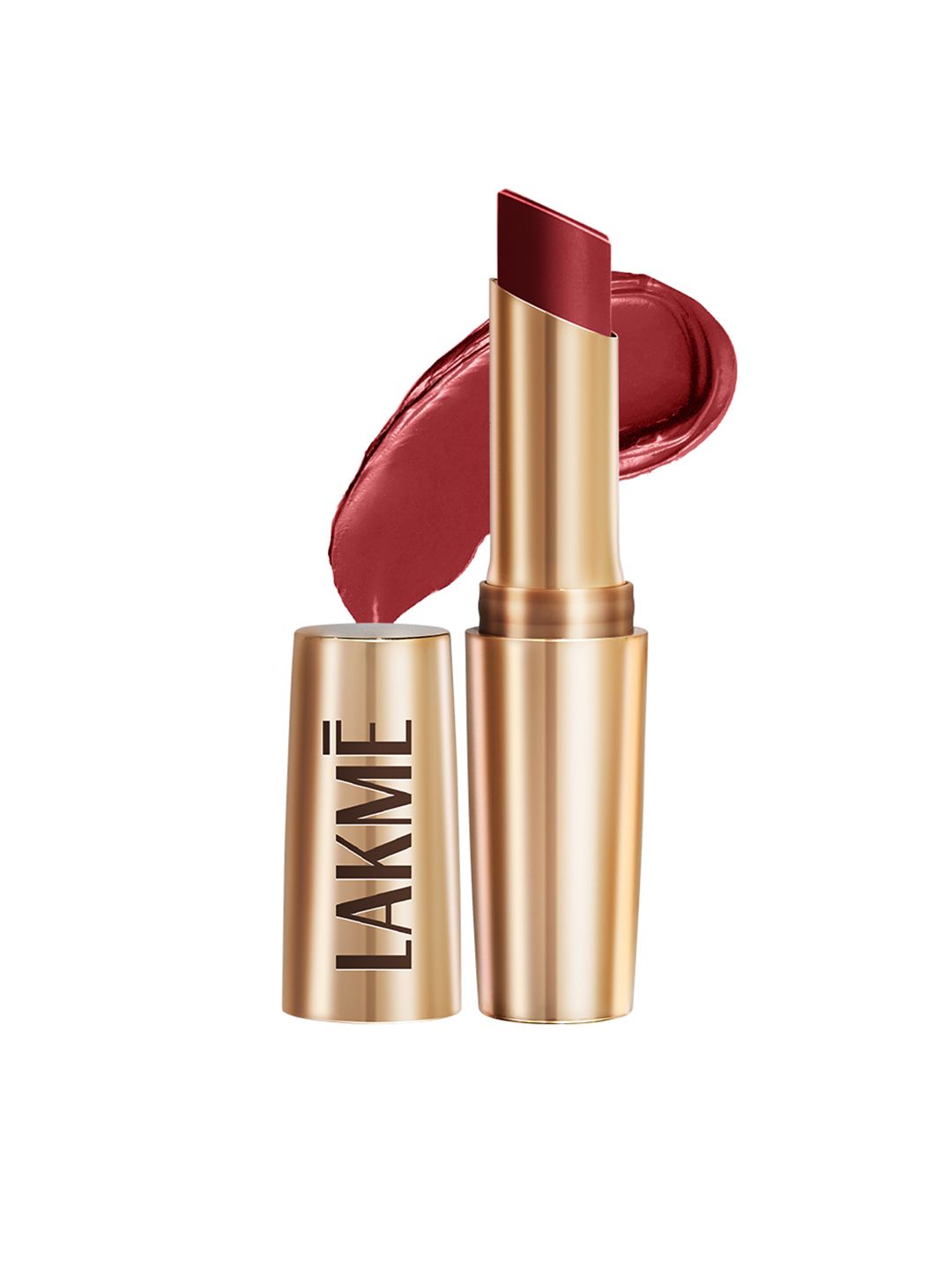 Lakme 9to5 Powerplay Priming Matte Lipstick, Lasts 16hrs, Cherry Chic, 3.6g