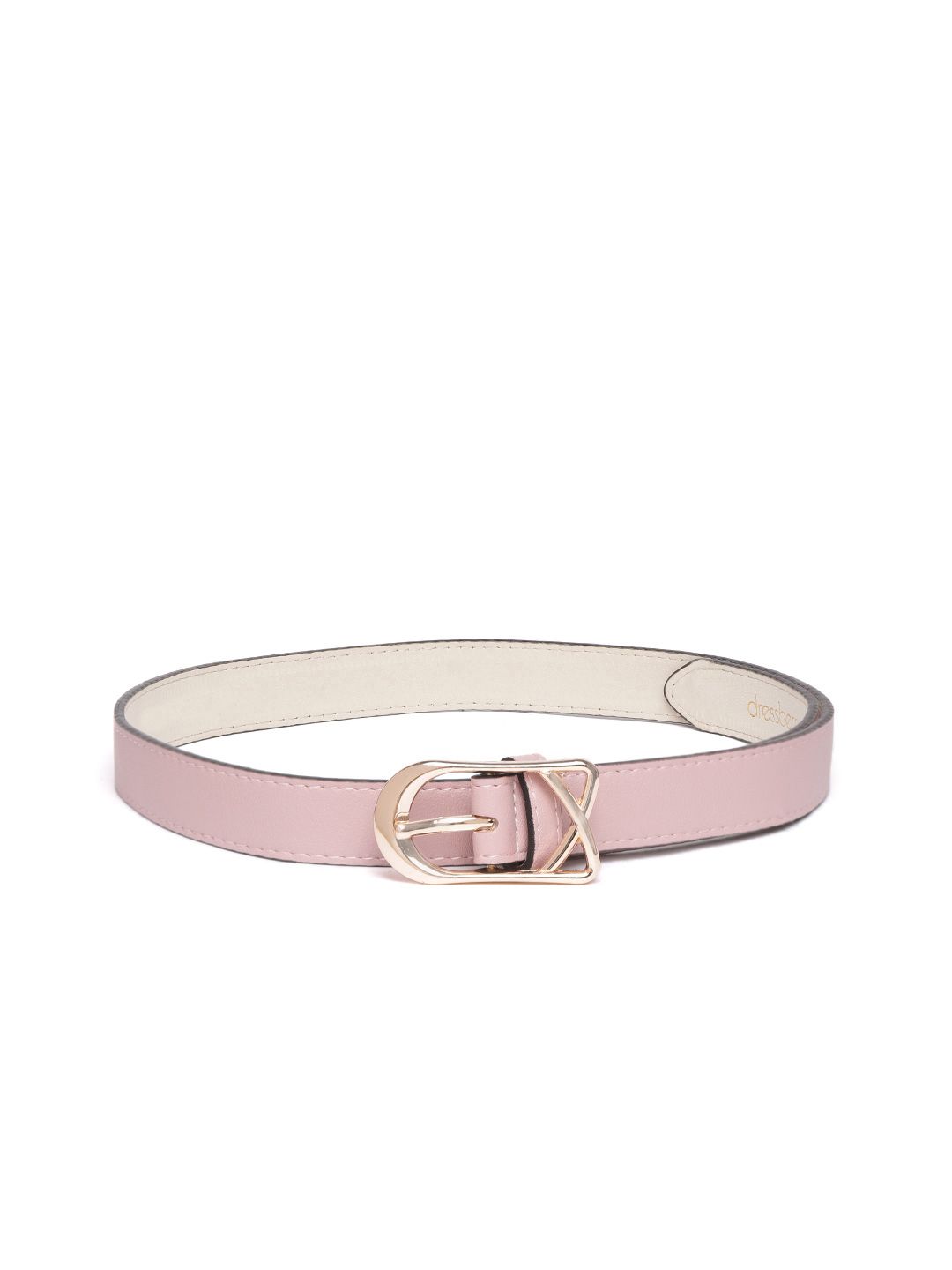 DressBerry Women Pink Solid Belt Price in India