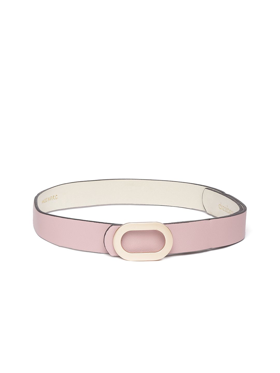 DressBerry Women Pink Solid Belt Price in India