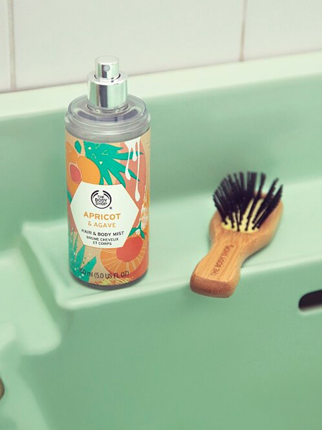 THE BODY SHOP Unisex Apricot Agave Hair Body Mist 150 ml Price