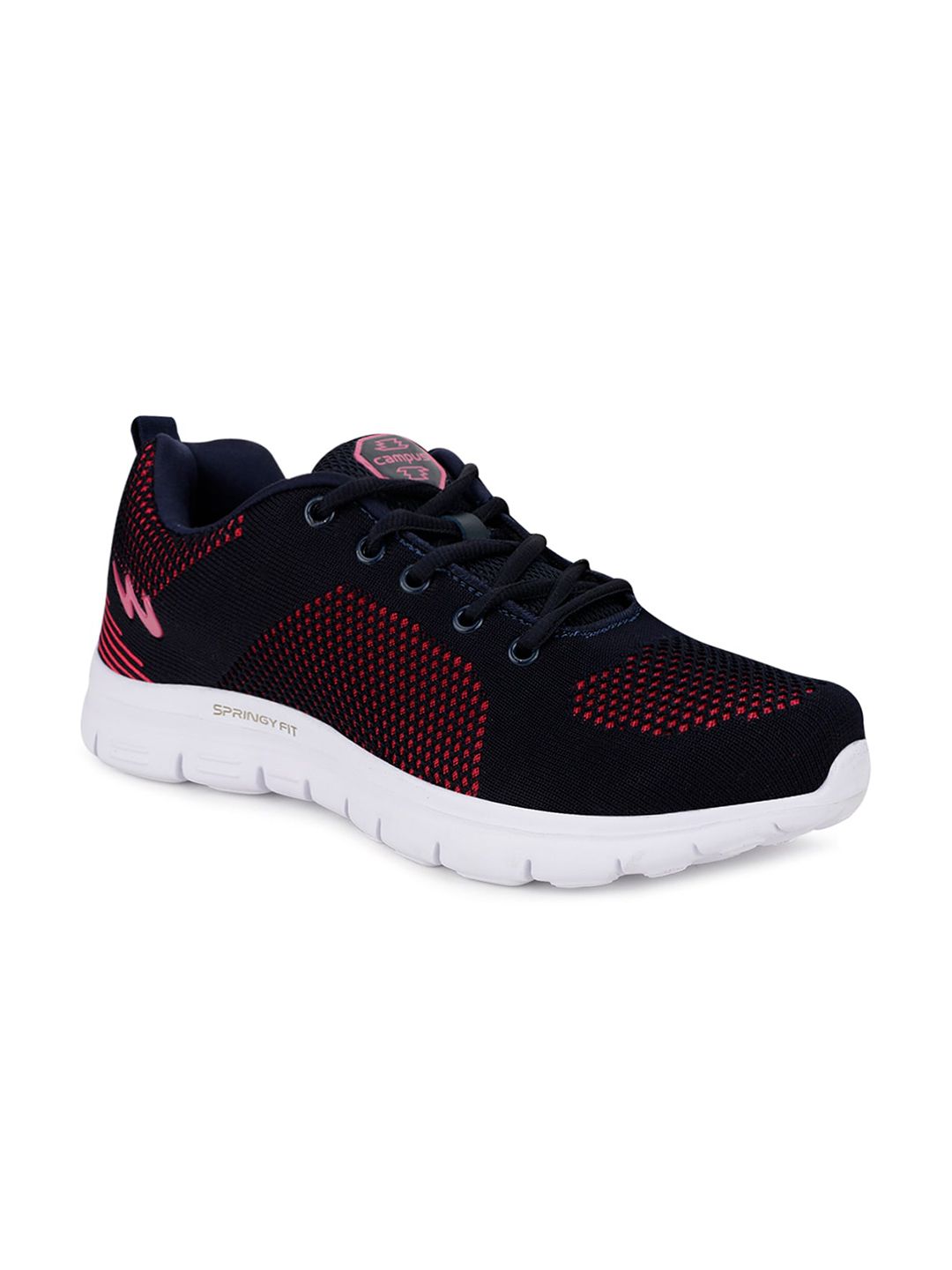 Campus Women Navy Blue Mesh Running Shoes Price in India