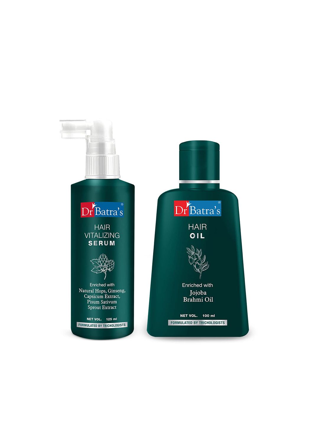 Dr Batras Hair Vitalizing Serum 125ml & Hair Oil 100ml