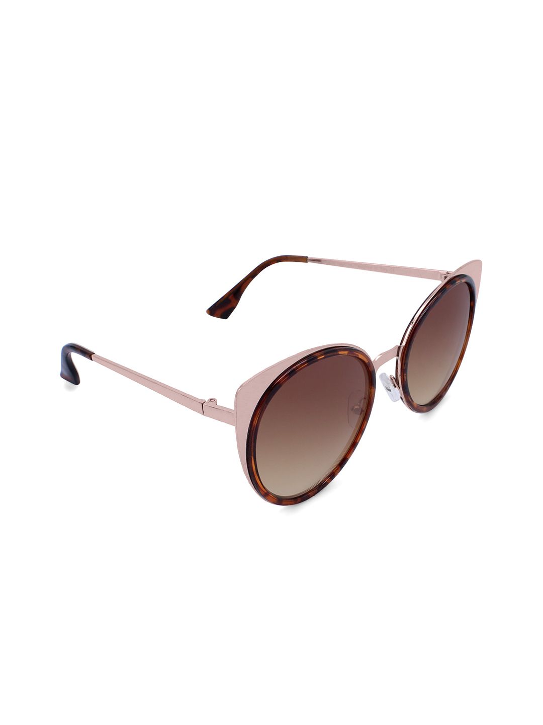 Tom Martin Women Brown Lens Cateye Sunglasses with UV Protected Lens TM-1733SM-A-BRN Price in India