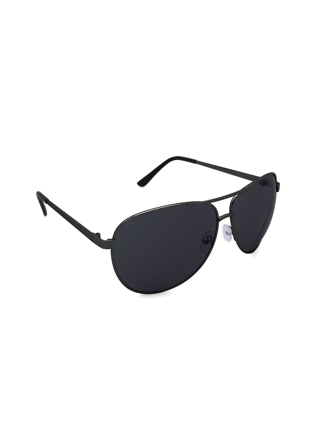 Tom Martin Unisex Black Lens & Black Aviator Sunglasses TM-1688SM-A-SMBLK-Smoke Black Price in India