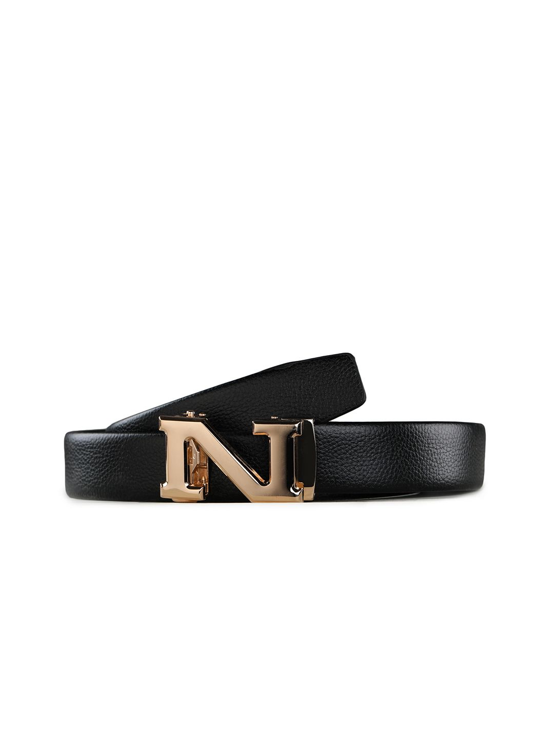 Buy Kastner Men Black Solid N Buckle Belt - Belts for Men 14136630