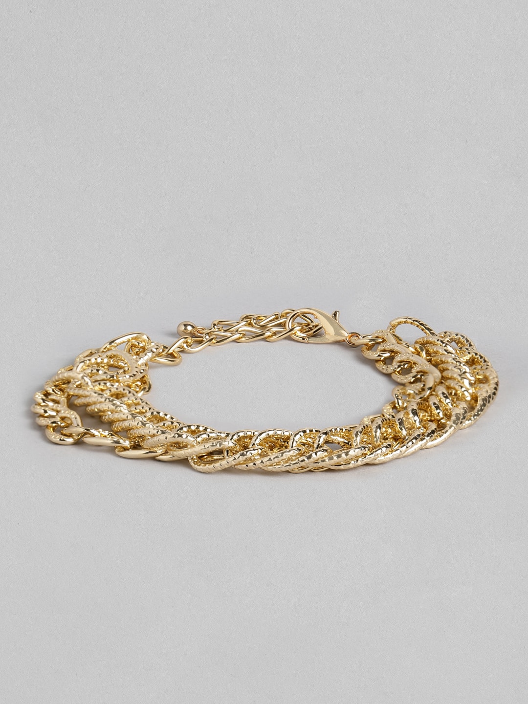 Sepia Women Gold-Plated Chain Bracelet Price in India