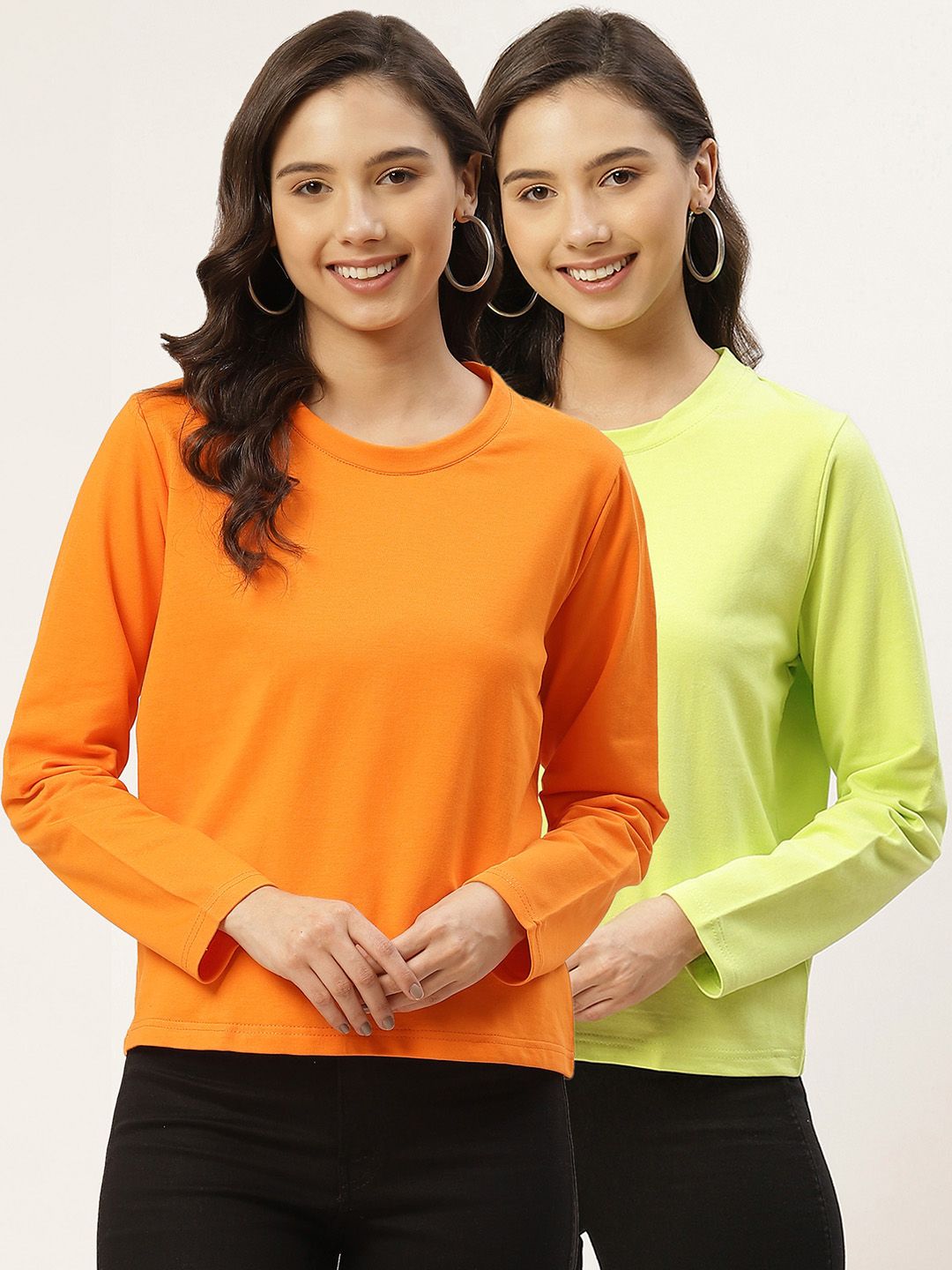 Besiva Women Pack Of 2 Pure Cotton Sweatshirt Price in India