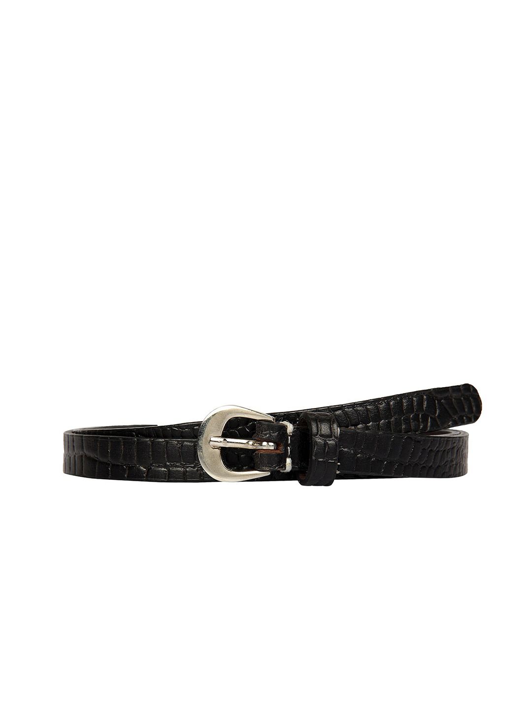 Aditi Wasan Women Black Textured Belt Price in India