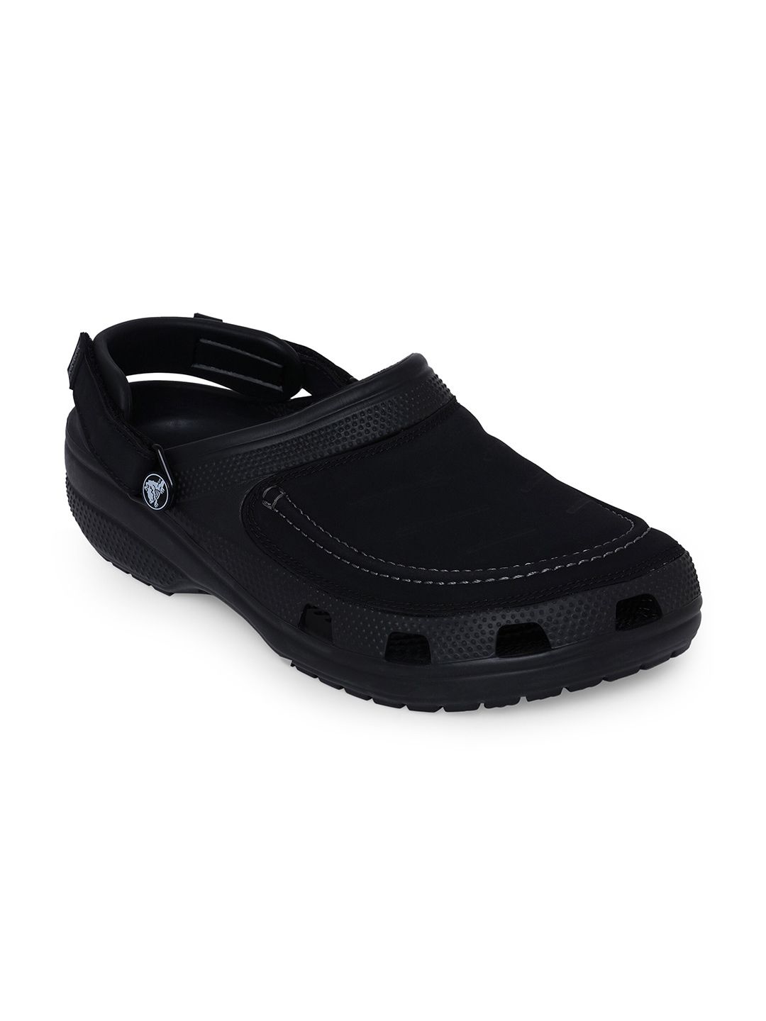 Crocs Yukon  Men Black Solid Clogs