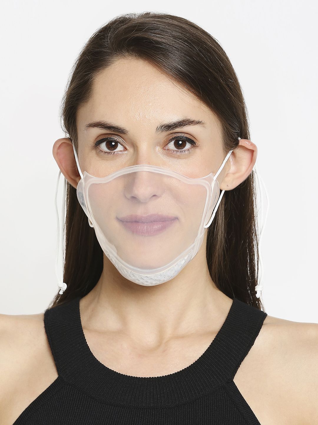 Ira Soleil Women Transparent Sustainable Outdoor Mask Price in India