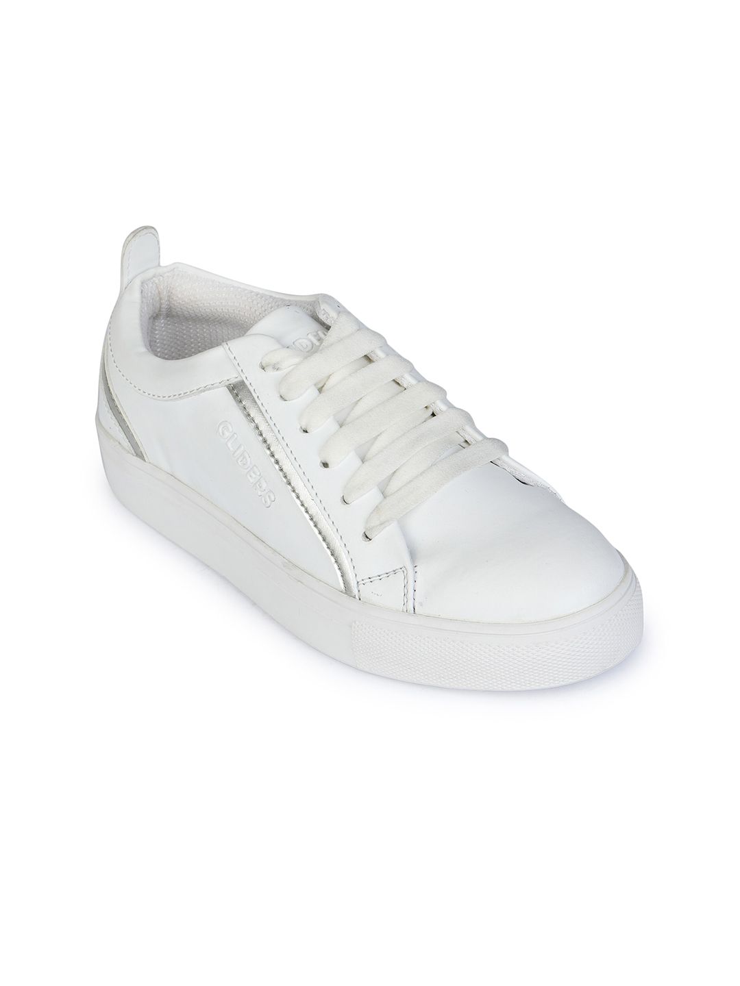 Liberty Women White PU WATKIN-1E Running Shoes Price in India