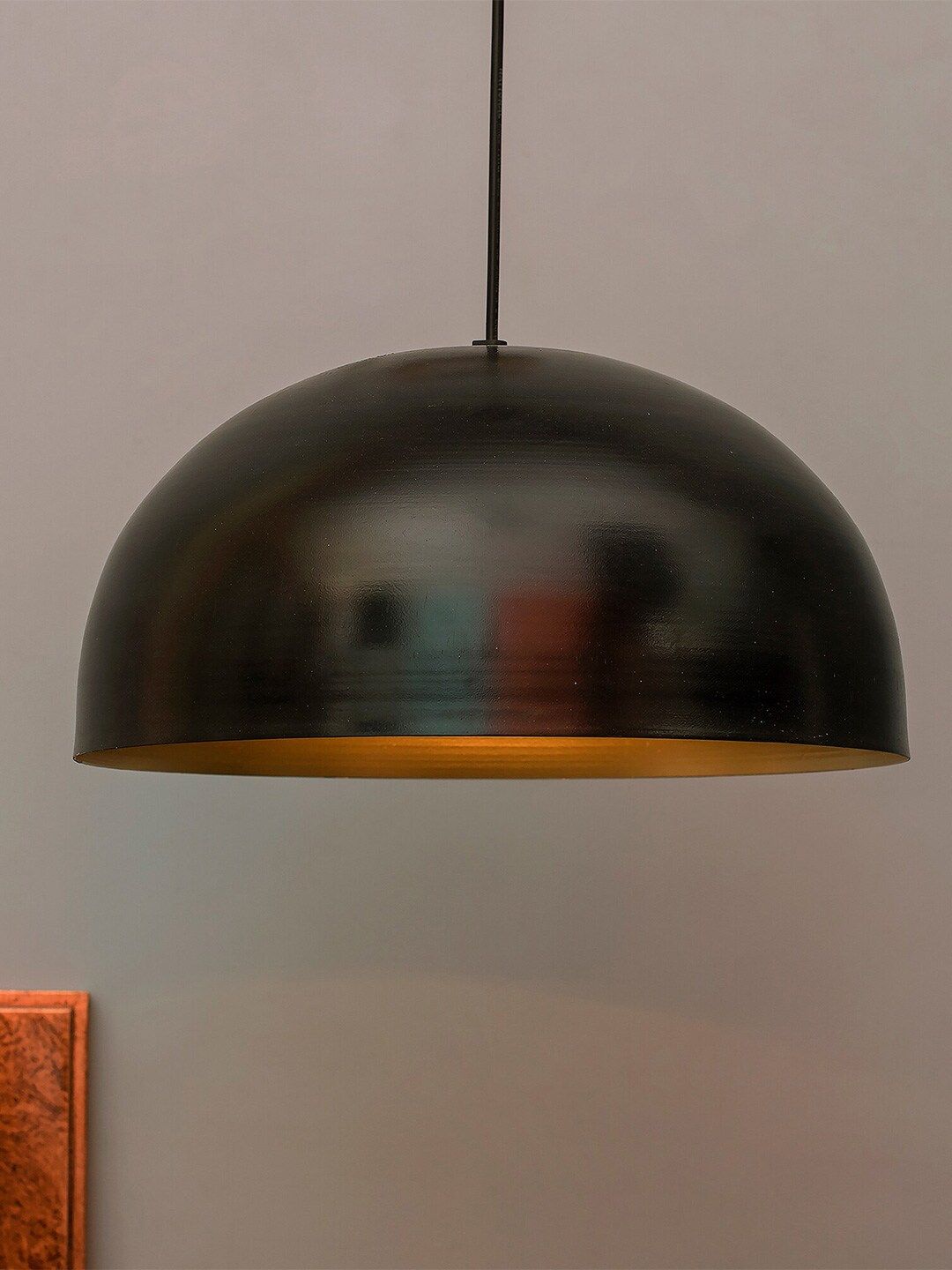 Homesake Black Solid Contemporary Hanging Light Price in India