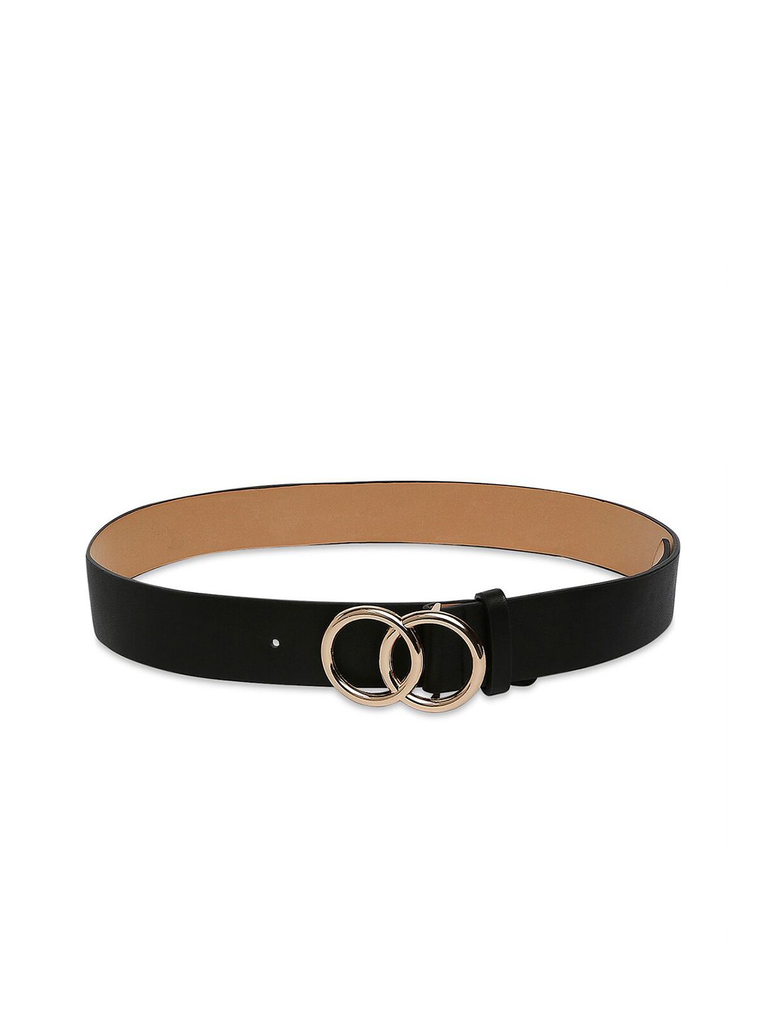 20Dresses Women Black Textured Belt Price in India