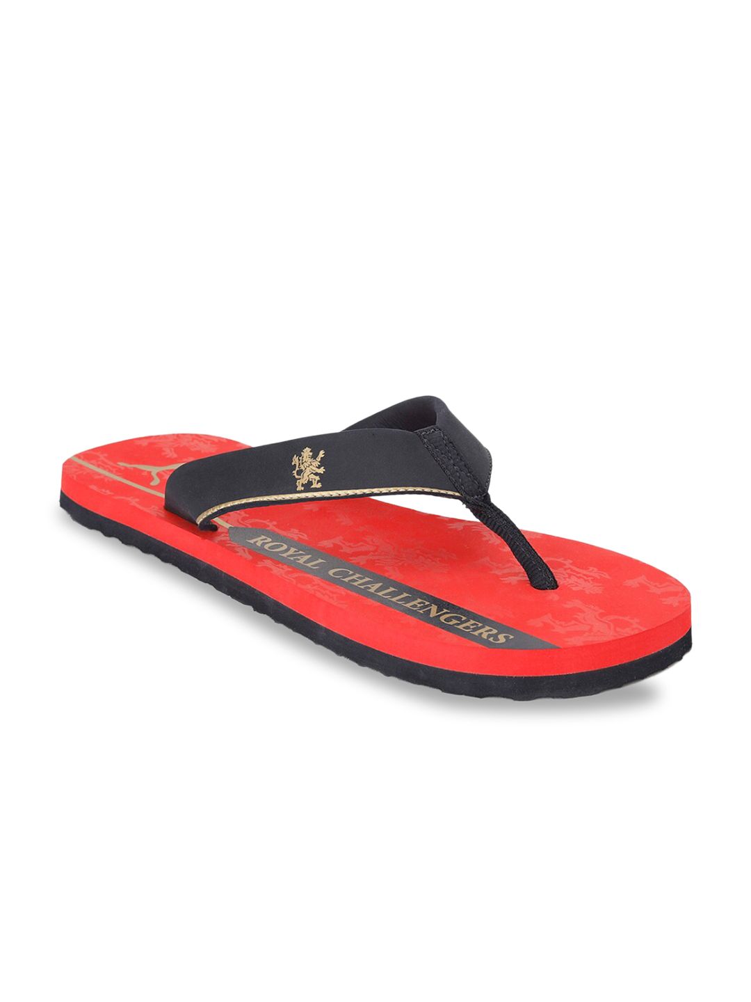 Puma Unisex Navy Blue & Red Printed Thong Flip-Flops Price in India