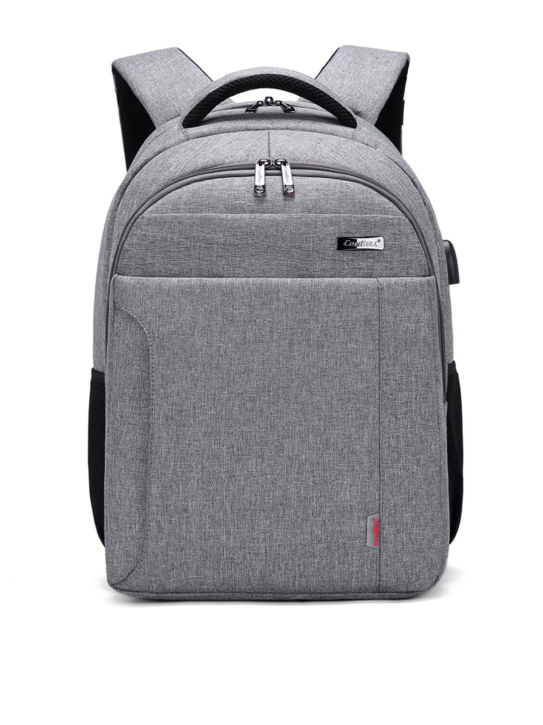 CoolBELL Unisex Grey & Black Backpacks with USB Charging Port Price in India