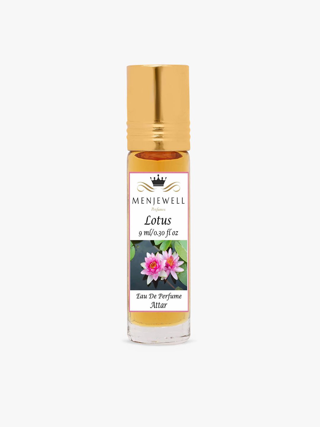 Menjewell Fragrances Lotus Attar Perfume 9ml