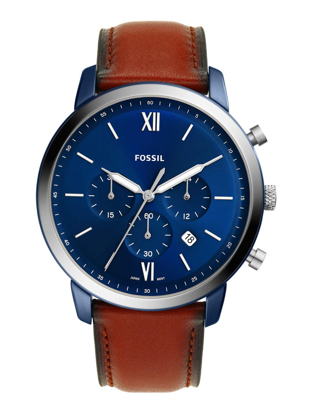Fossil Fossil Men Blue Analogue Watch FS5791