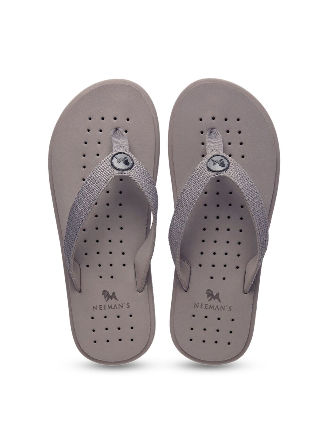 NEEMANS Unisex Grey Eco Flips Price in India