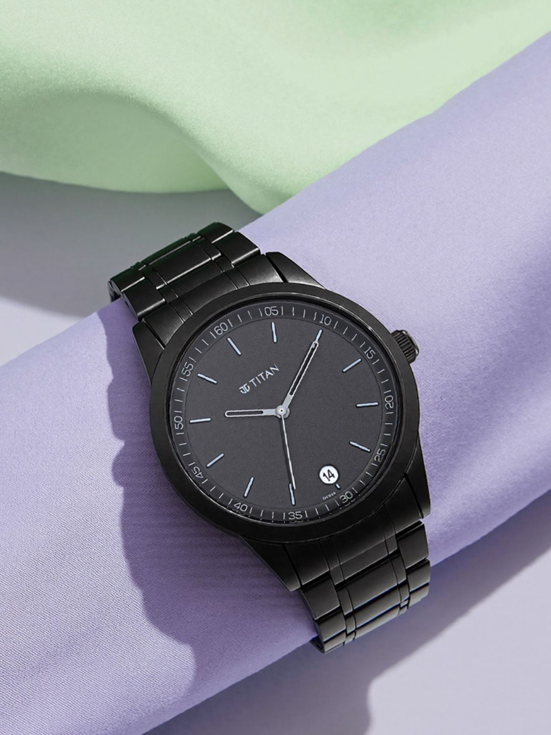 Titan Titan Minimals Quartz Analog With Black Dial Watch For Men - Nt1806nm01