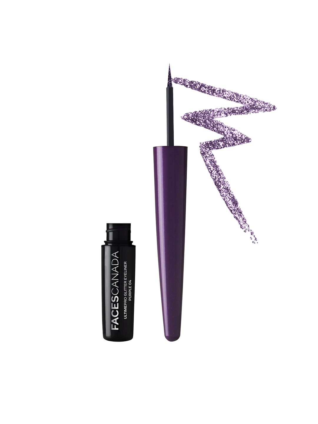FACES CANADA Ultime Pro Glitter Eyeliner Purple 04 - 1.7ml Price in India