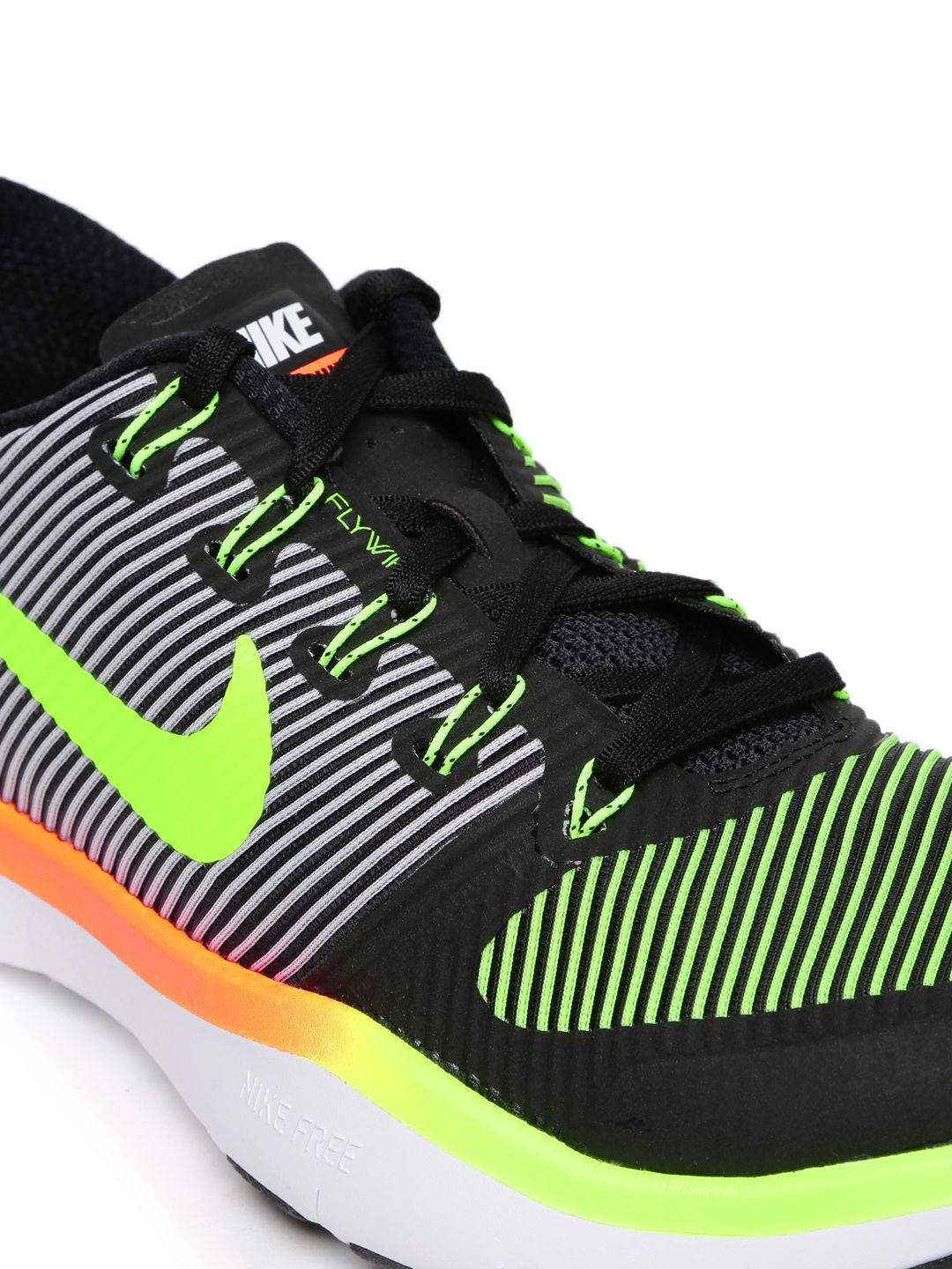 Buy Nike Men Black & Fluorescent Green Free Train Versatility