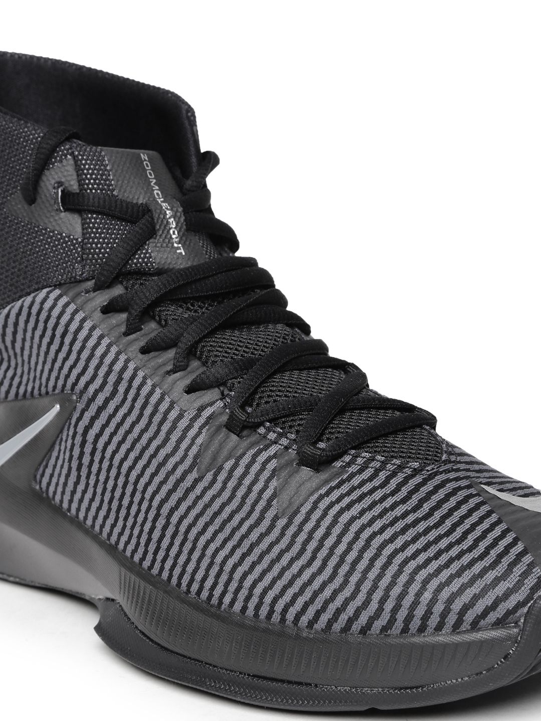 Mens Nike Clear Out Black Anthracite Basketball Shoes Sneakers High Top Size 8.5 Nike Zoom Clear Out High Top Men main image 4