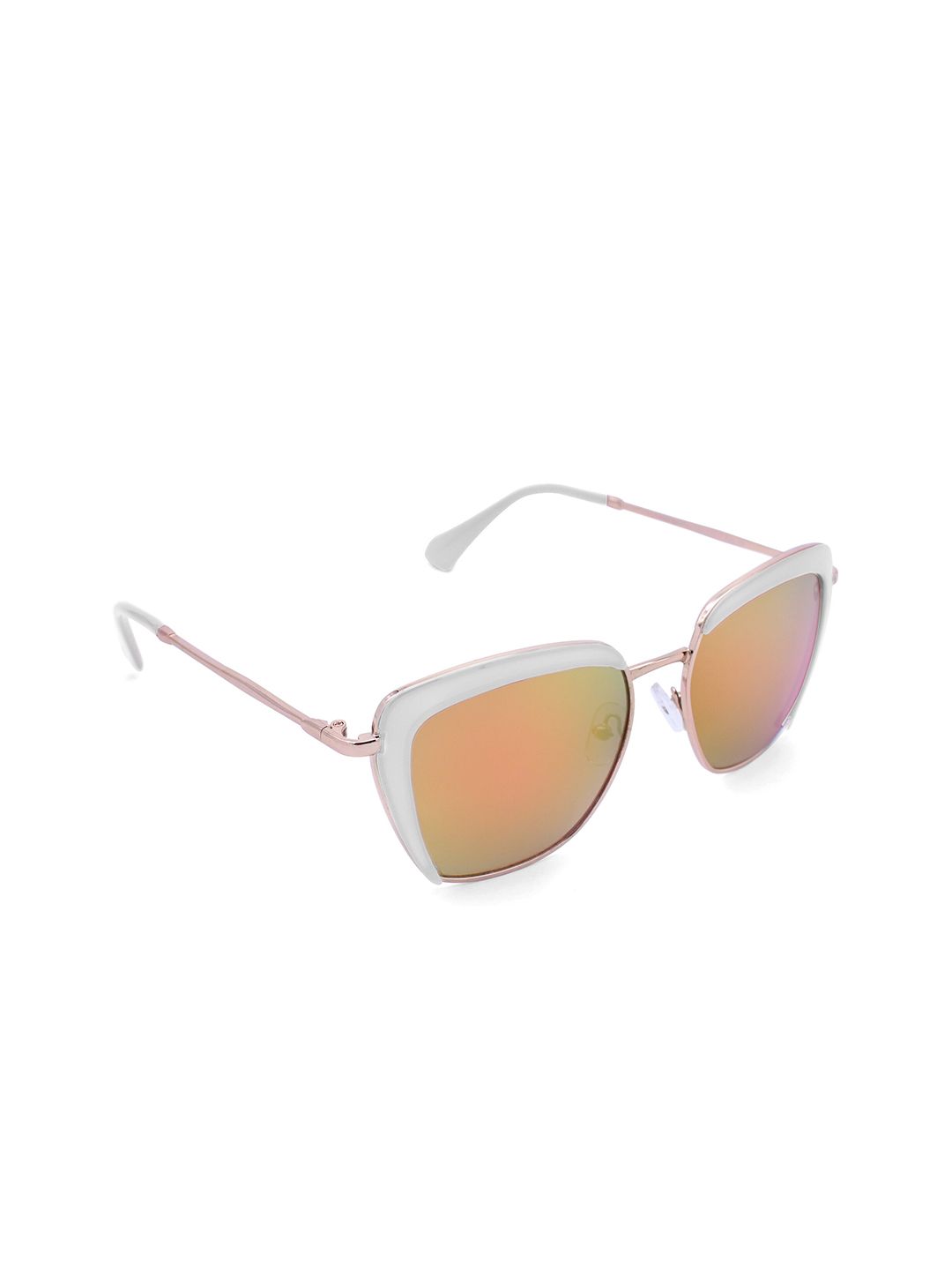 Tom Martin Women Rose Gold-Toned Butterfly Sunglasses TM-1705SM-B-MGLD Price in India