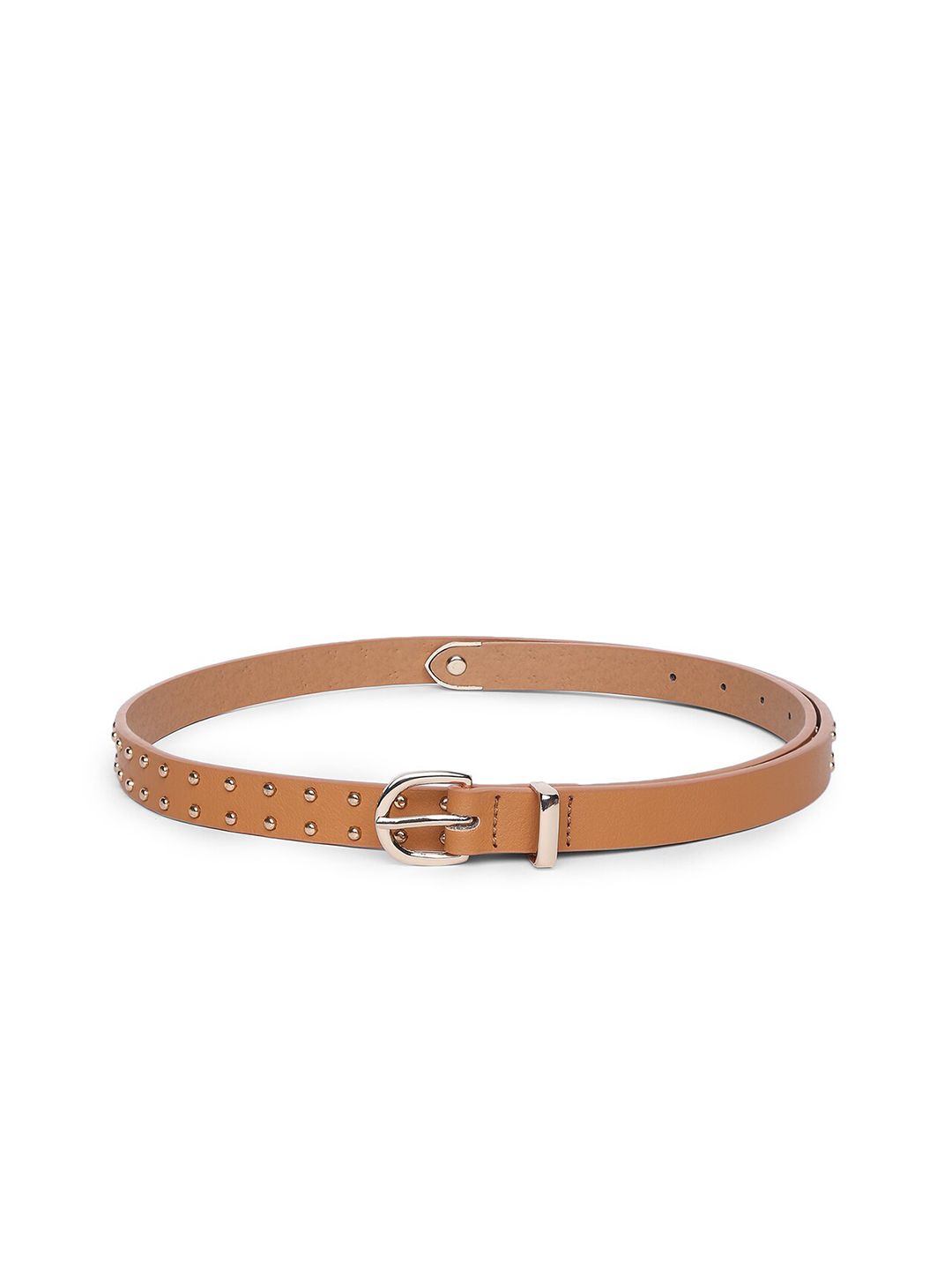 Forever Glam by Pantaloons Women Tan Brown Embellished Belt Price in India