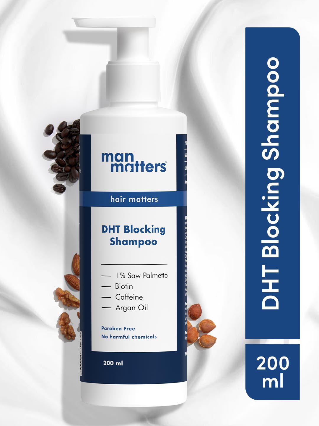 Man Matters Man Matters DHT Blocking Anti Hair Fall Shampoo 1% Saw Palmetto - 200ml