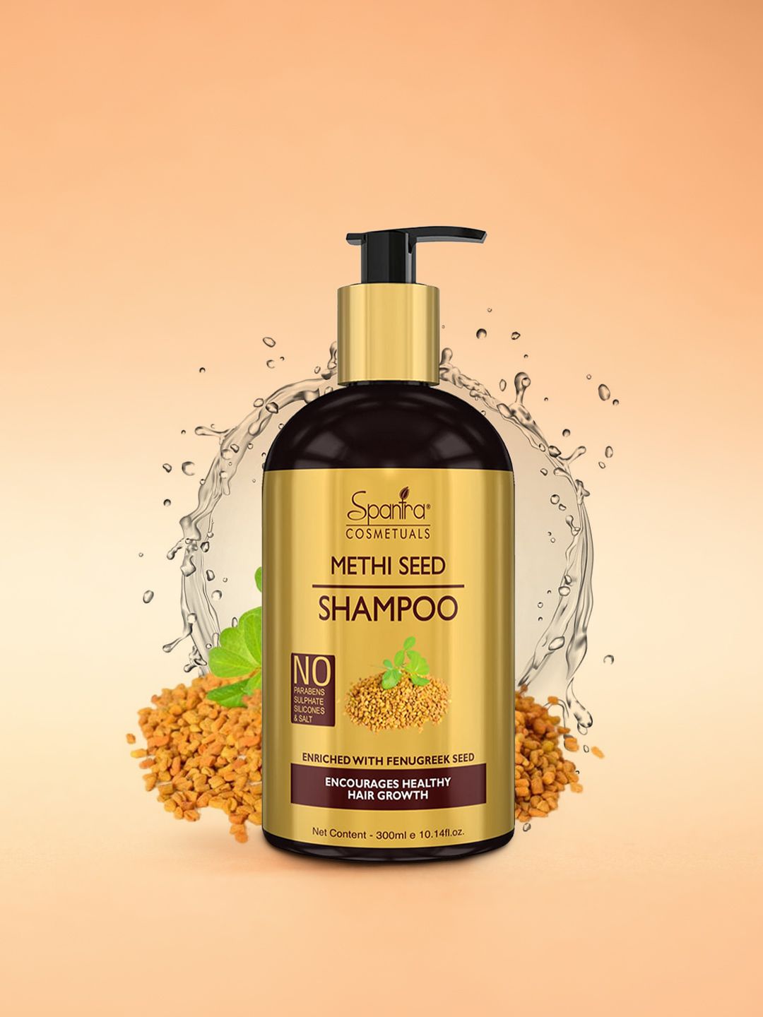 Spantra Unisex Methi Seed Shampoo 300 ml