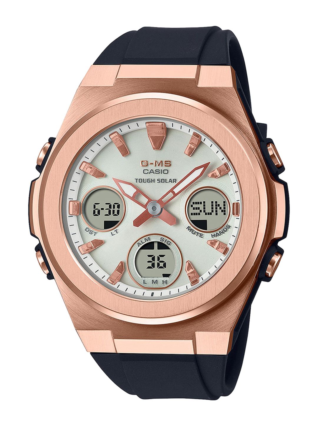 CASIO Women Silver-Toned & Rose Gold Analogue Watch Price in India