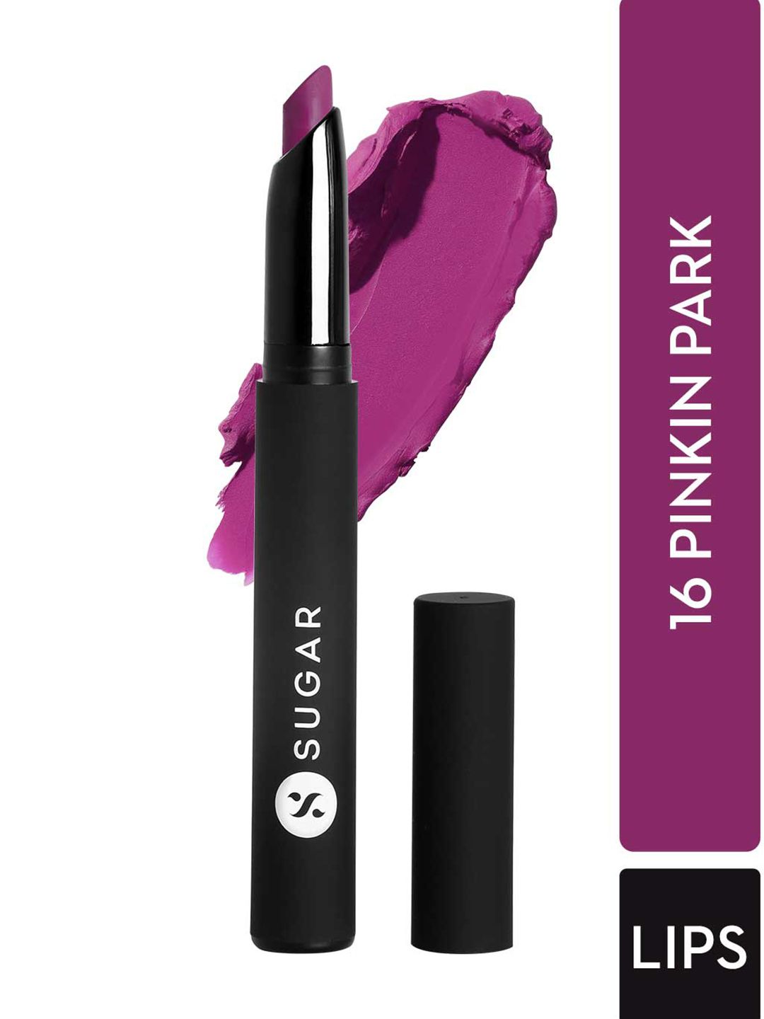SUGAR Matte Attack Transferproof Lipstick - 16 Pinkin Park Price in India