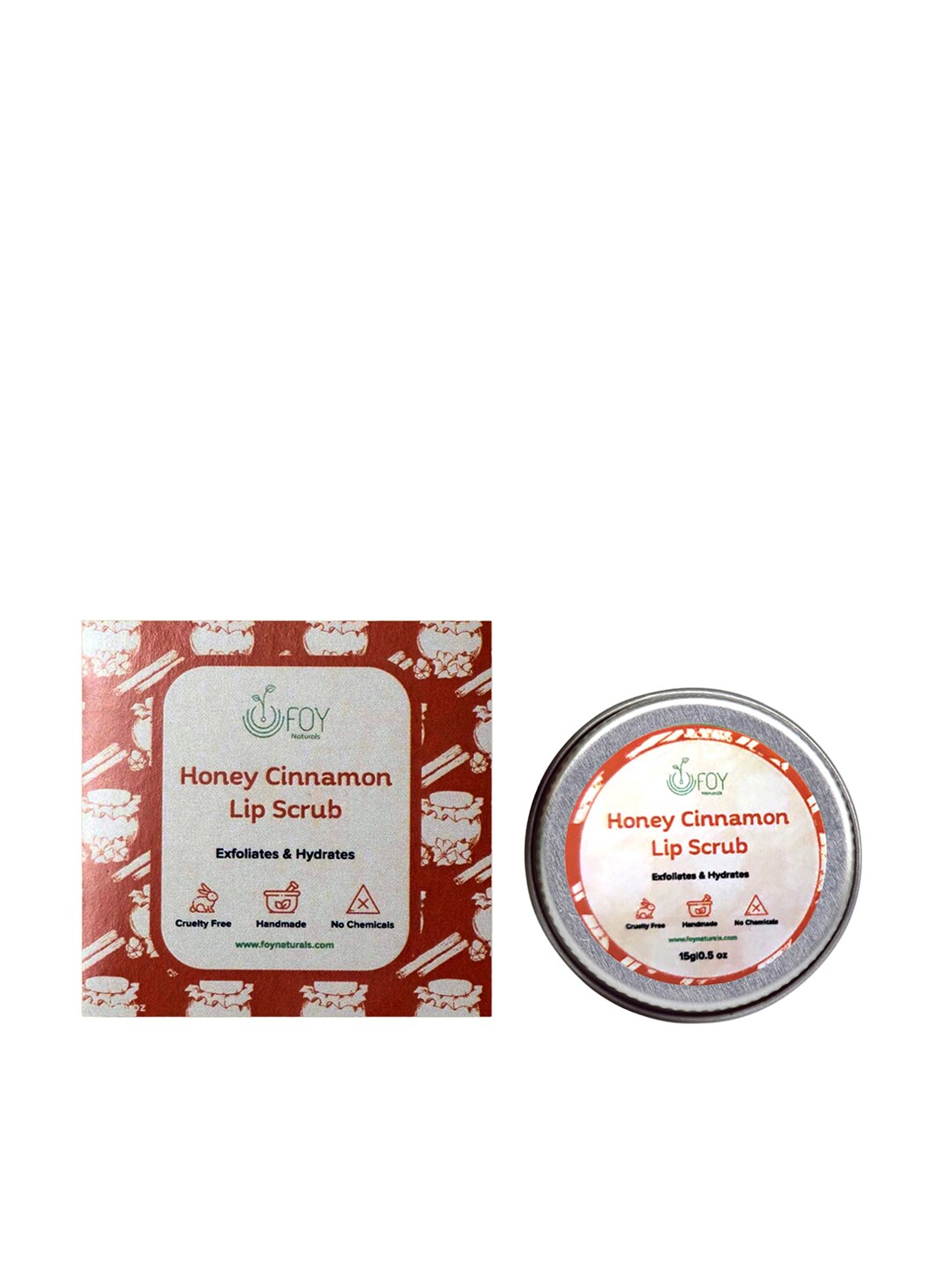 FOY Naturals Honey Cinnamon Lip Scrub 15 g Price in India