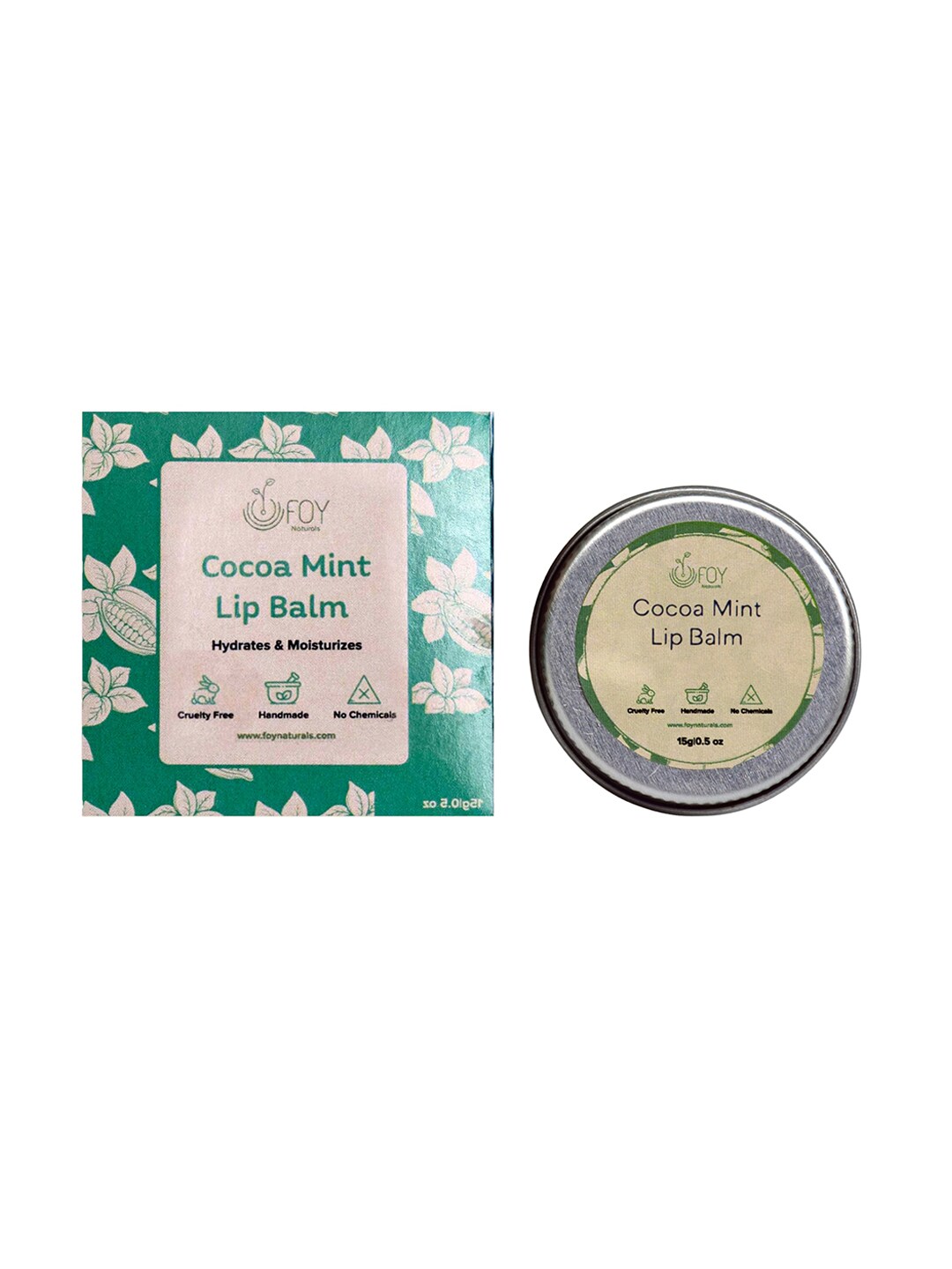 FOY Naturals Coco Mint Moisturizing Lip Balm 15 g Price in India