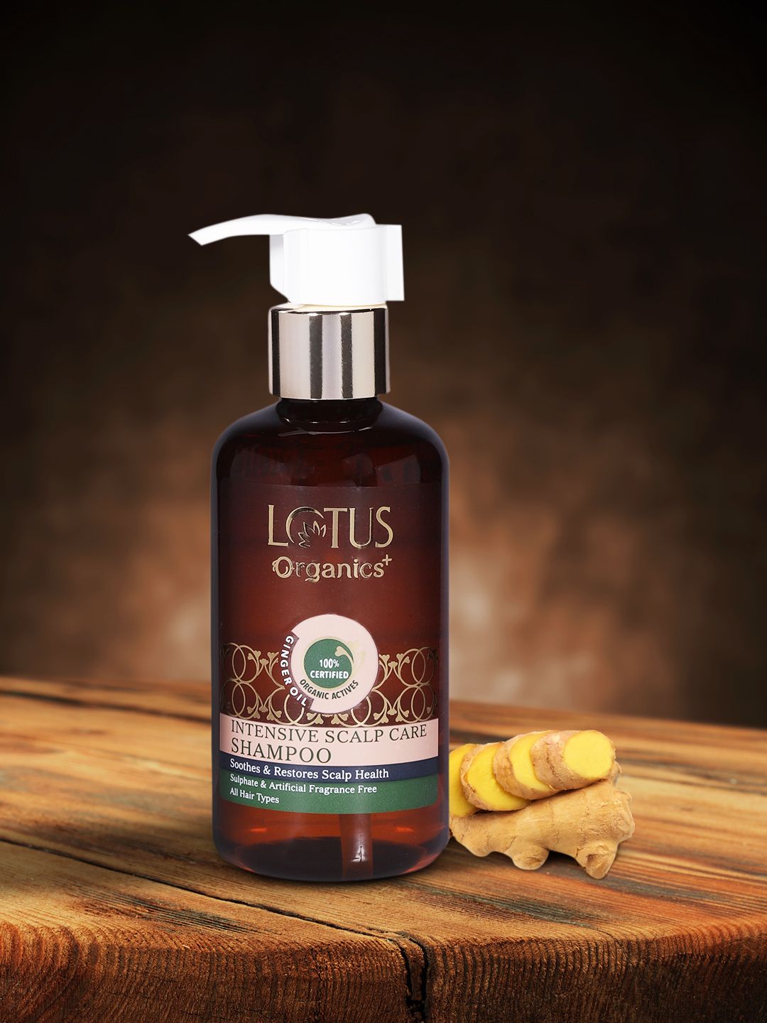 Lotus Organics Unisex Organics Ginger Care Intensive Scalp Care Shampoo- 210 ml Price in India