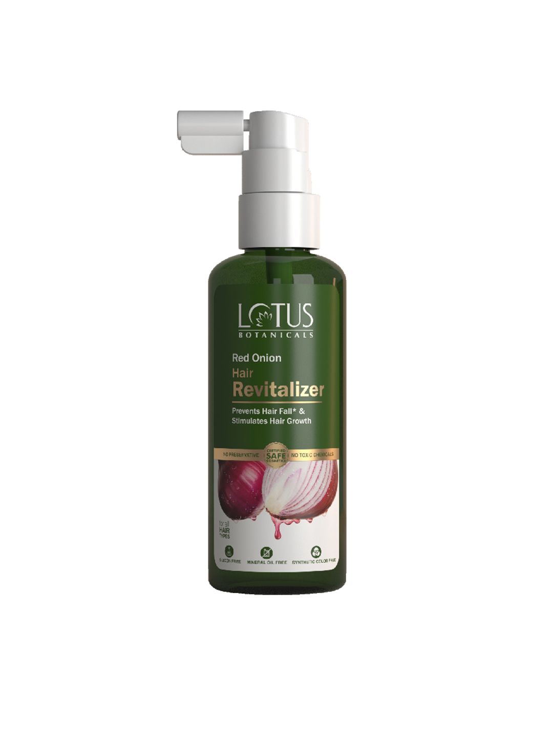 Lotus Botanicals Red Onion Hair Revitalizer with Ginseng 100 ml Price in India
