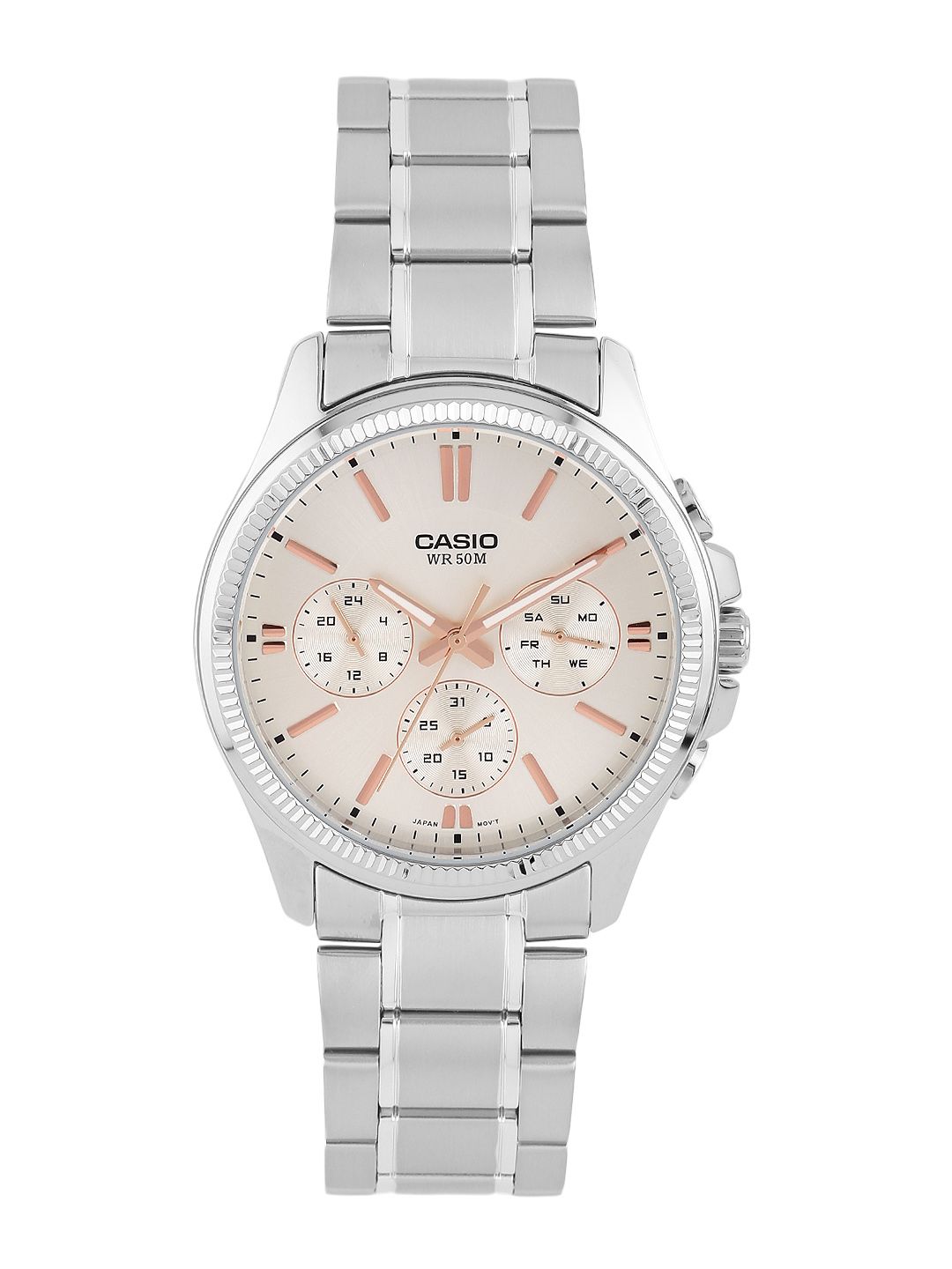 Buy Casio Enticer Men Cream Analogue watch A1078 MTP-1375D-7A2VDF