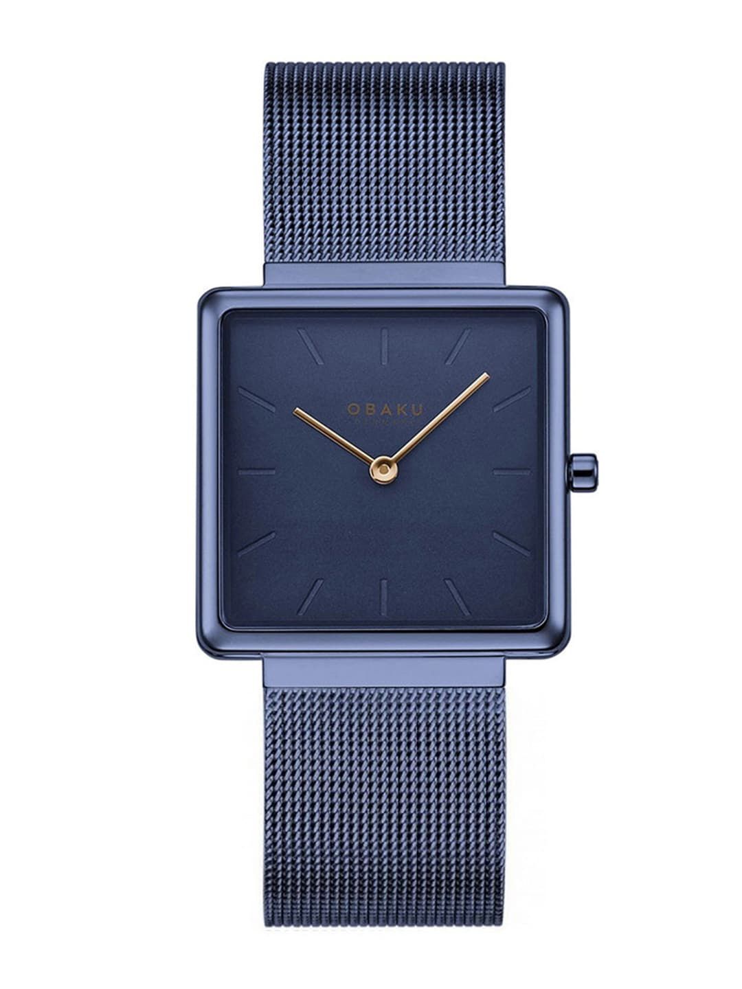 Obaku Women Blue Analogue Square Dial Watch Price in India