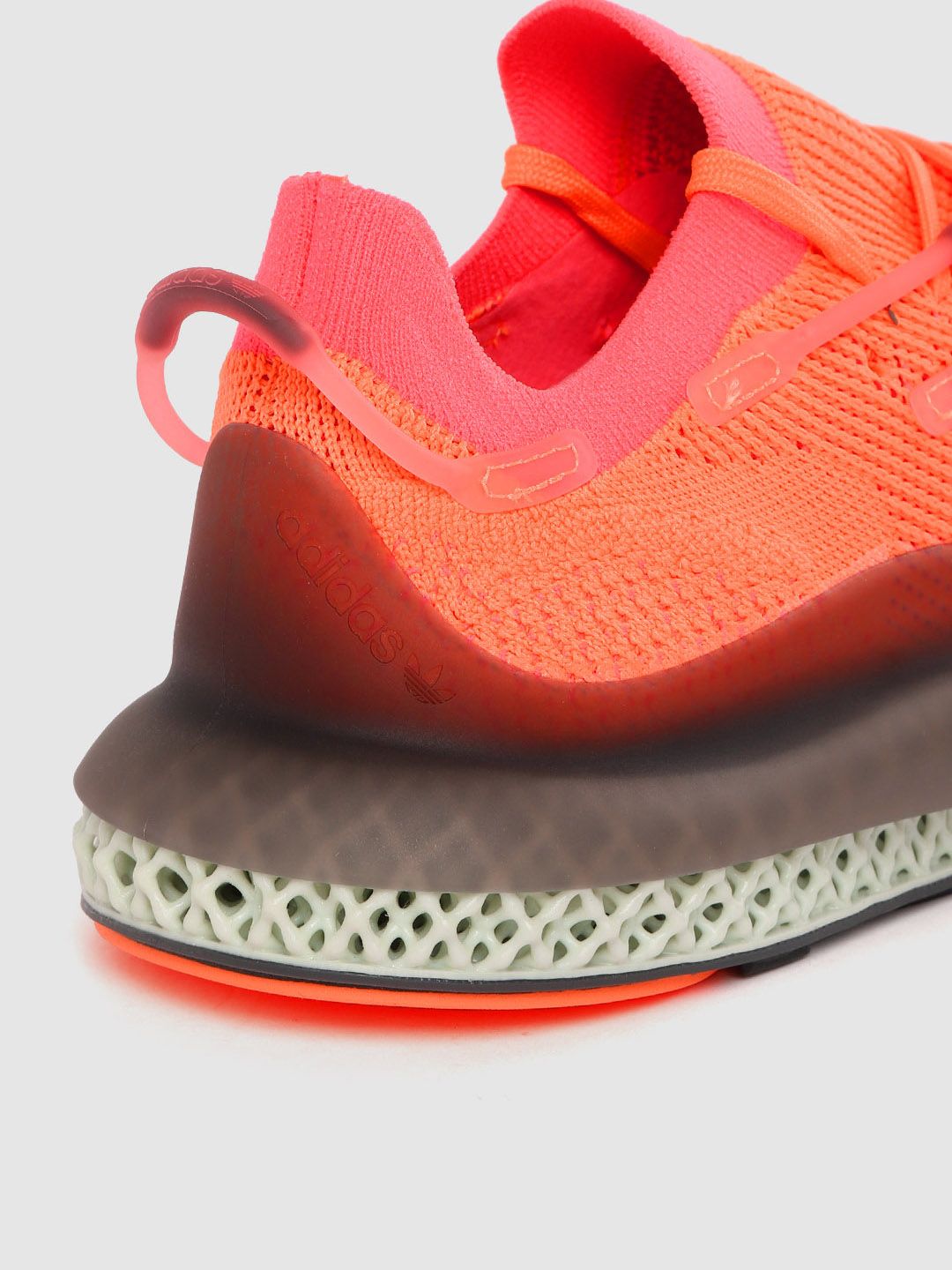 Buy ADIDAS Originals Men Orange & Peach-Coloured Woven Design 4D