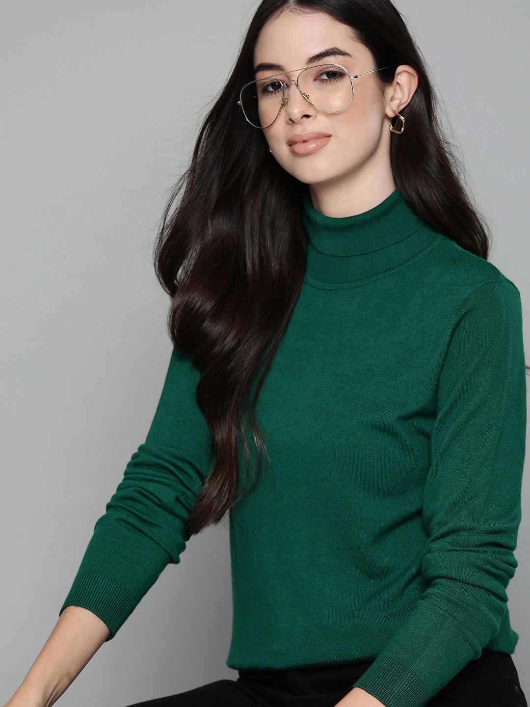 Harvard Women Green Pullover Price in India