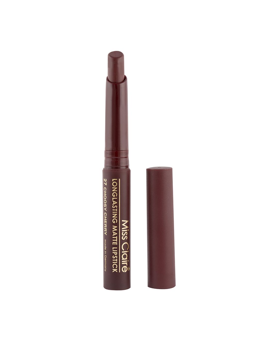 Miss Claire Long Lasting Matte Lipstick - 27 Choosy Cherry Price in India