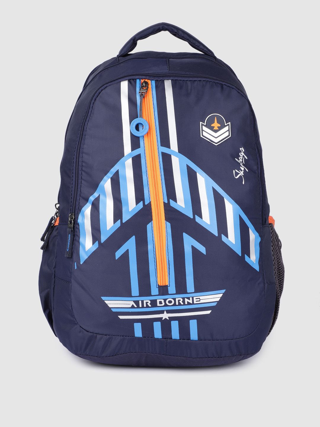 Skybags Unisex Kids Blue Graphic Backpack