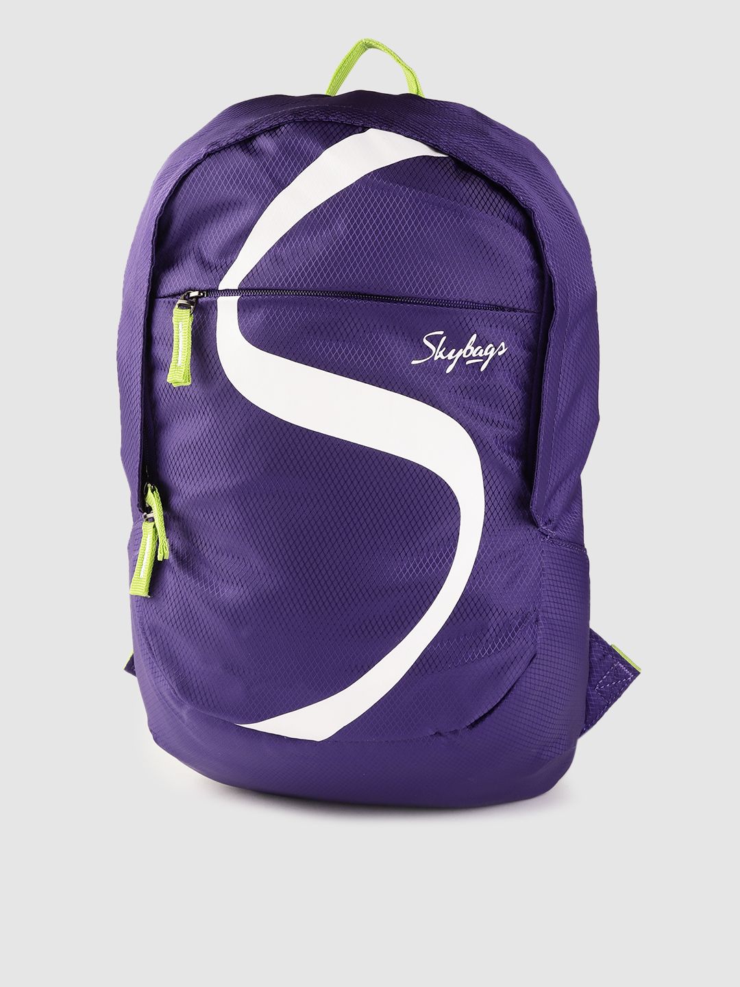 Skybags Unisex Purple Brand Logo Backpack Price in India