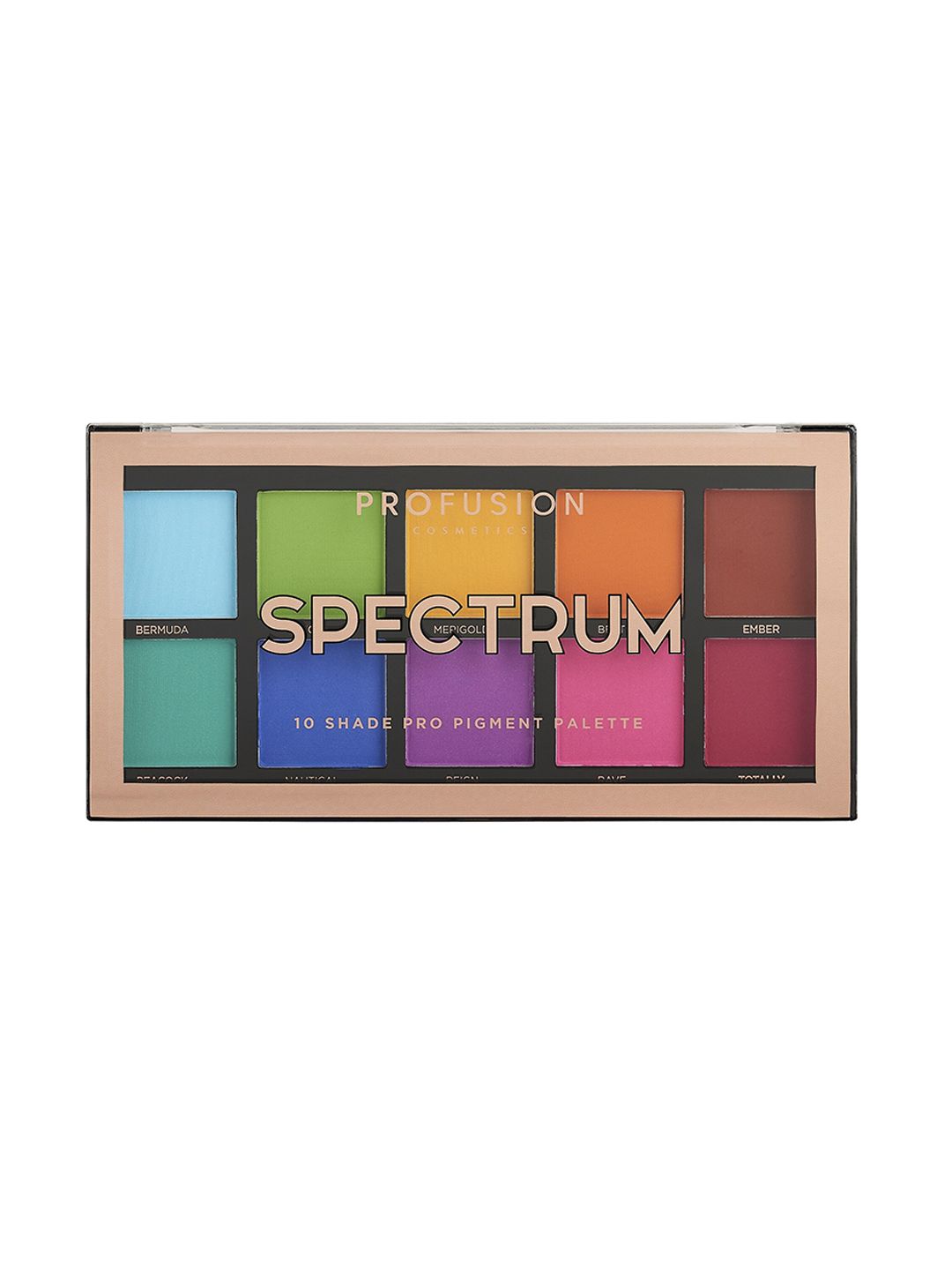 PROFUSION COSMETICS Spectrum 10 Shade Pro Pigment Palette 16 gm Price in India